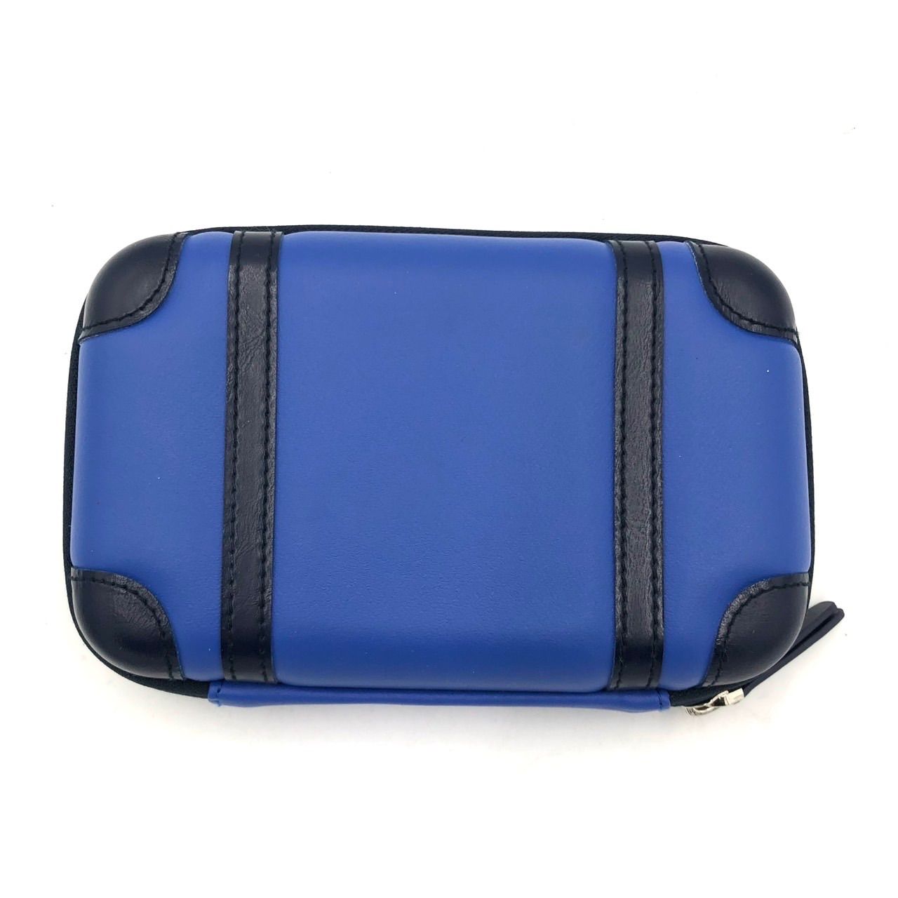 グローブトロッター ANA アメニティ ポーチ ハードケース 青 ブルー