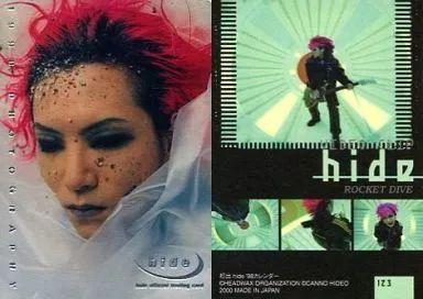 中古】コレクションカード(男性) 123：hide/箔押し仕様/hide official