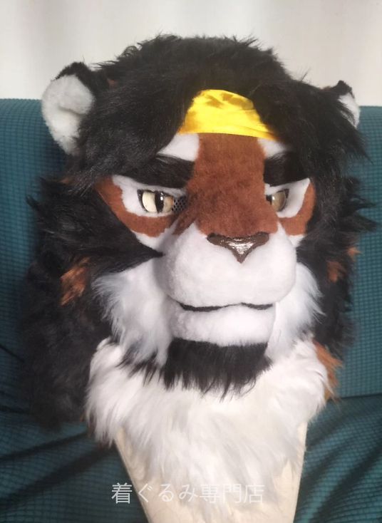 着ぐるみ ケモノ体 スーツ セット 全頭ヘッド ファースーツ ぬいぐるみ