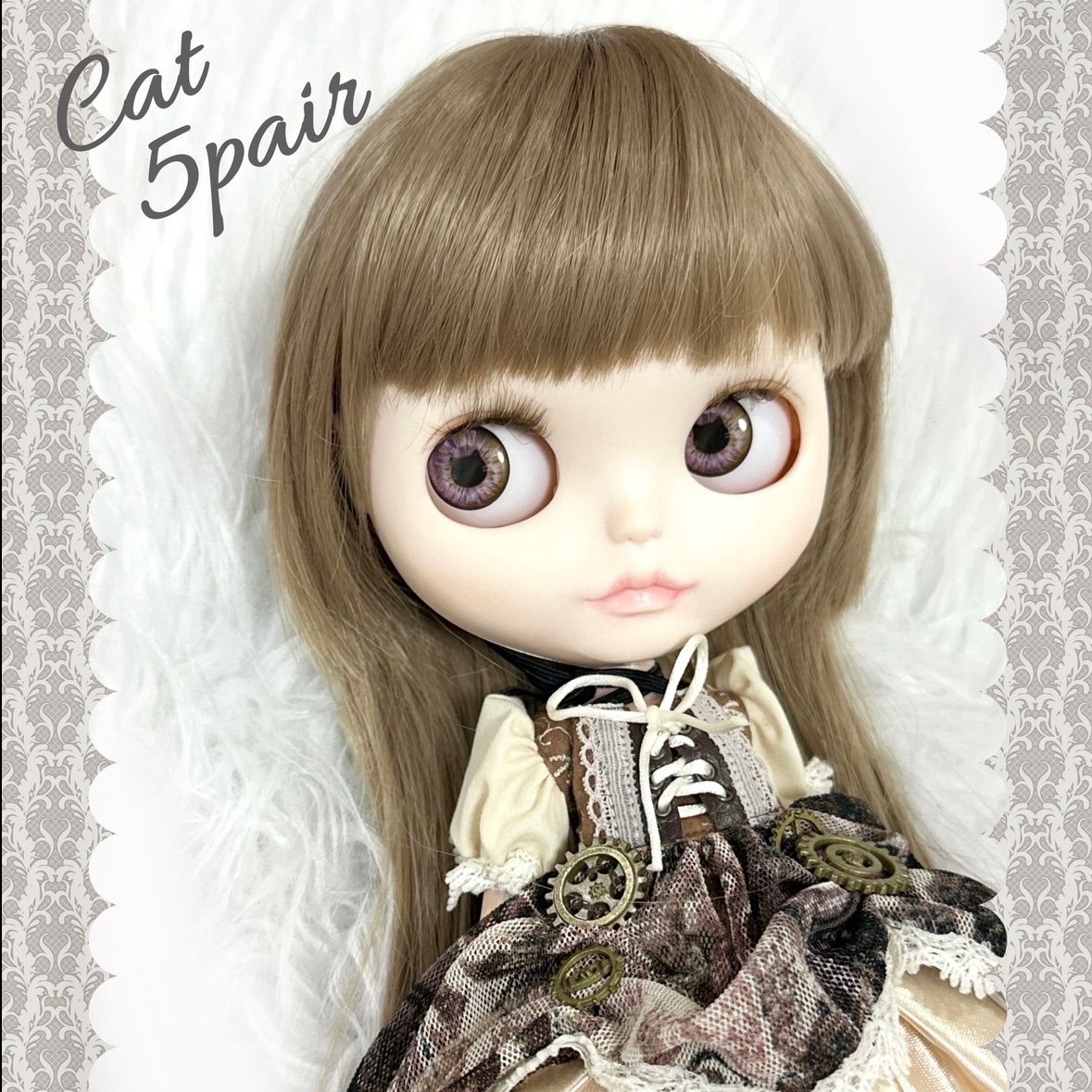 アイチップ5ペアセット❁Cat】ネオブライス アイシードール - メルカリ