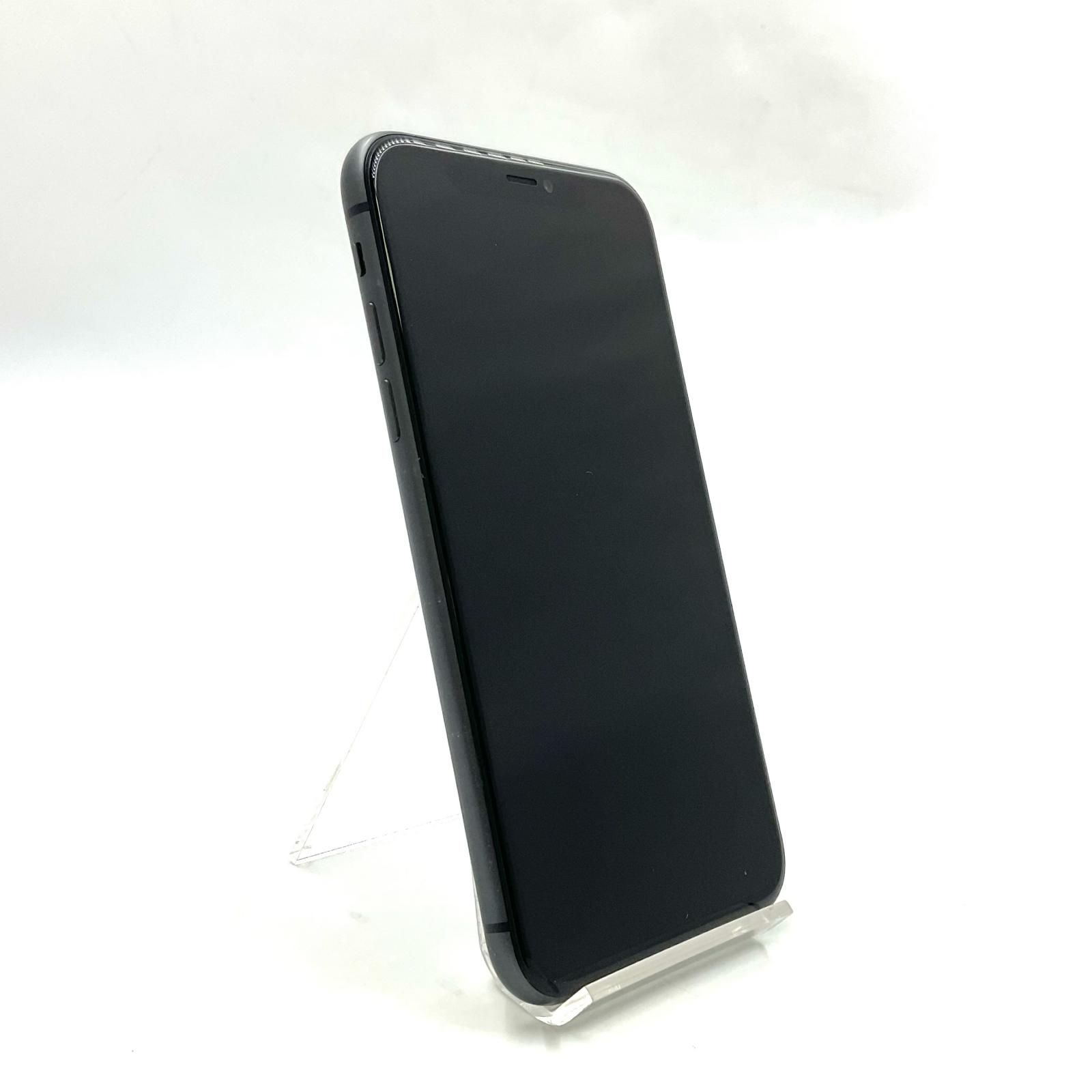 iPhone 11 128GB ブラック SIMフリー 白ロム 動作確認済 92%【全額返金 