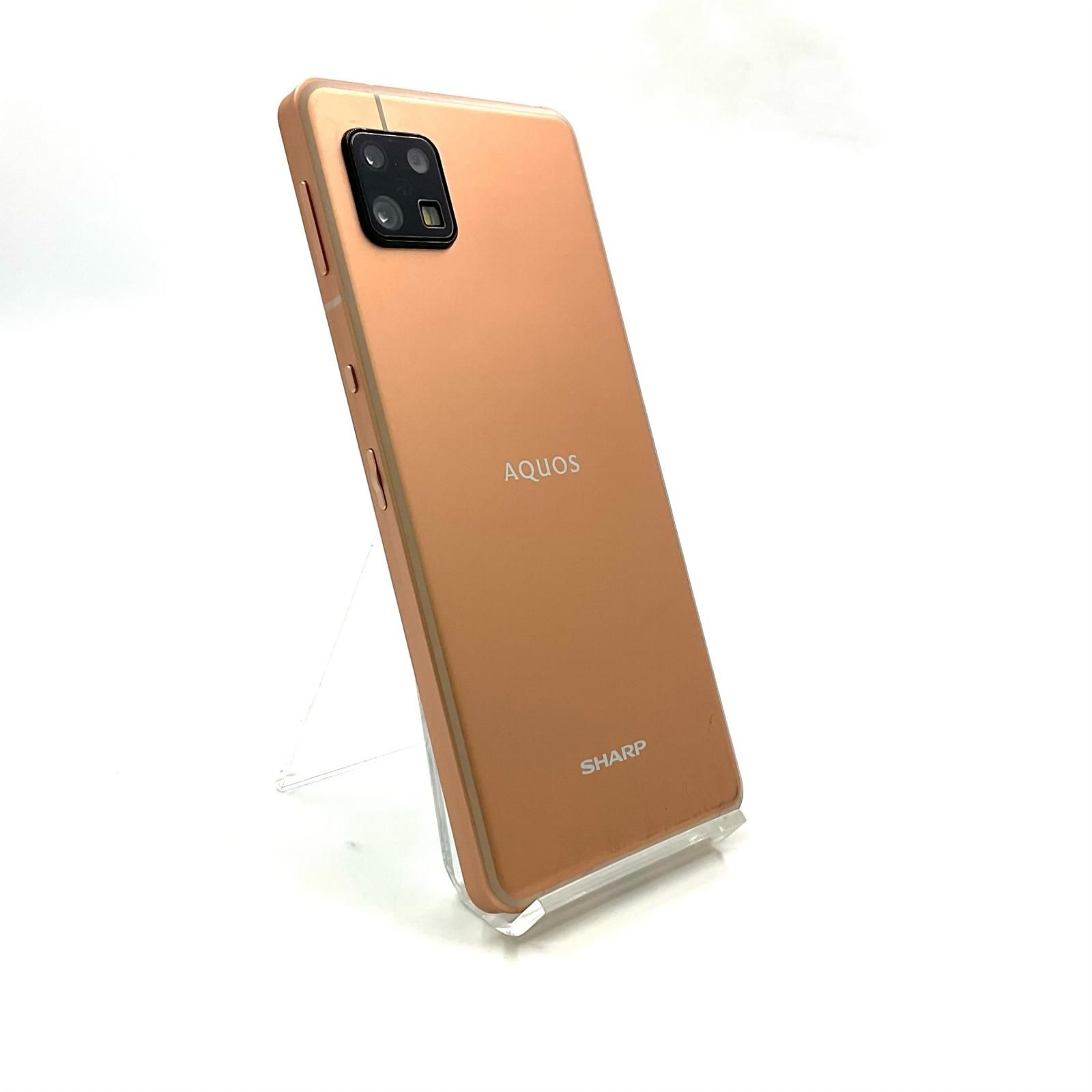 全額返金保証】【最速発送】SHARP AQUOS sense6 64GB ライトカッパー