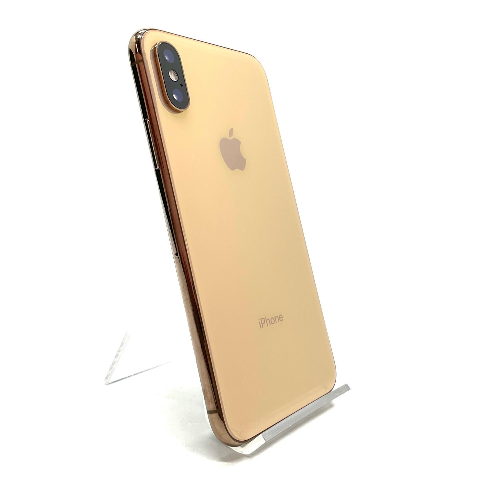 全額返金保証】【最速発送】 iPhone XS 256GB ゴールド au 白ロム 動作