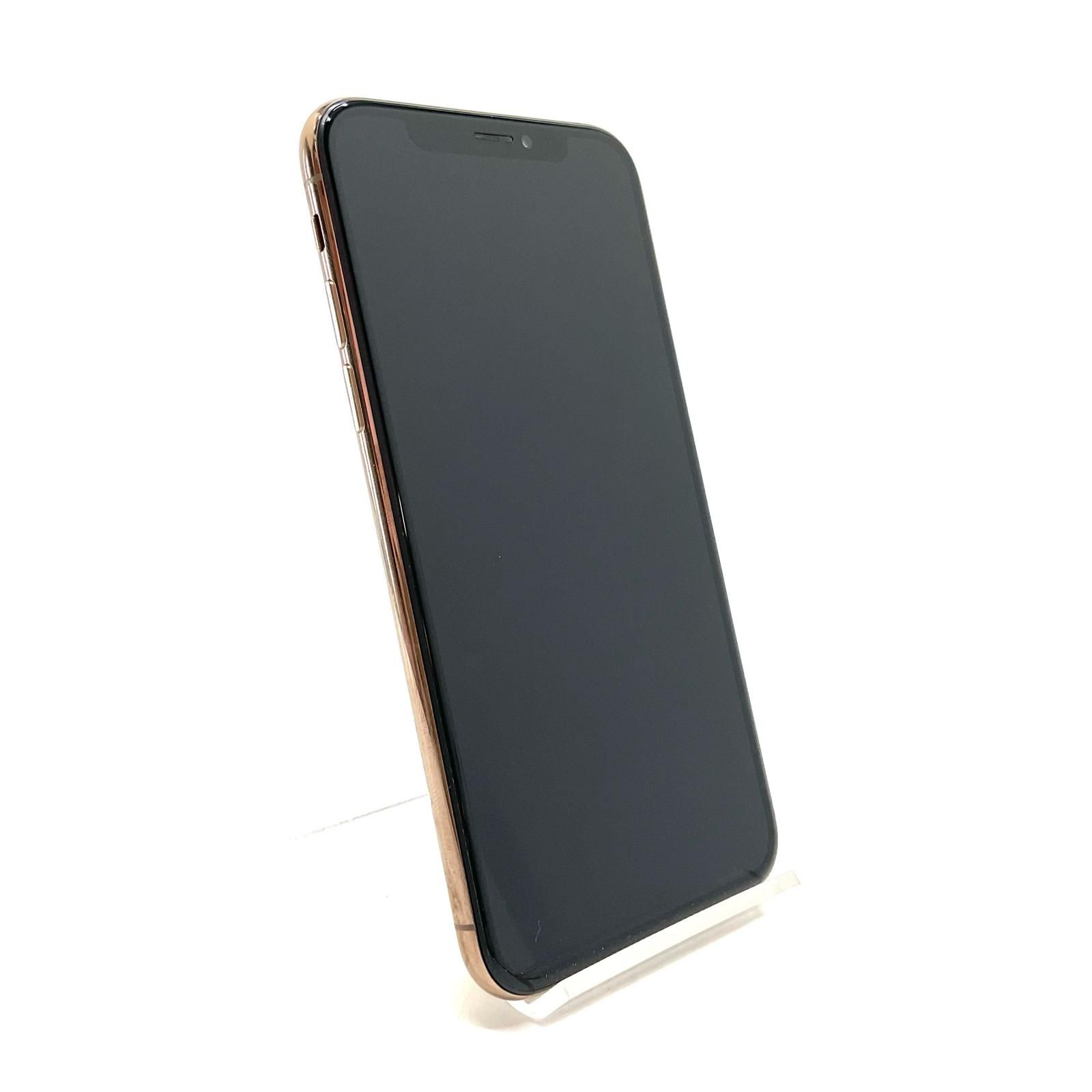 【全額返金保証】【最速発送】 iPhone XS 64GB ゴールド Softbank SIMフリー 白ロム 動作確認済 77%