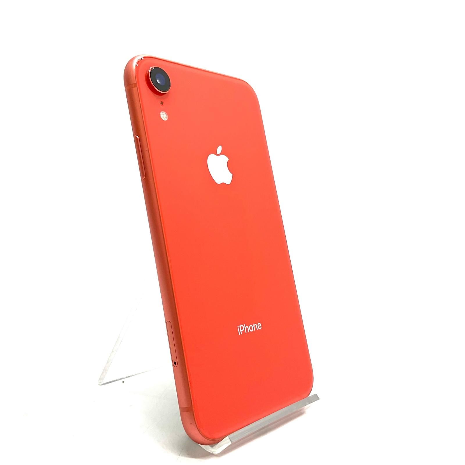 全額返金保証】【最速発送】 iPhone XR 64GB コーラル SIMフリー 白