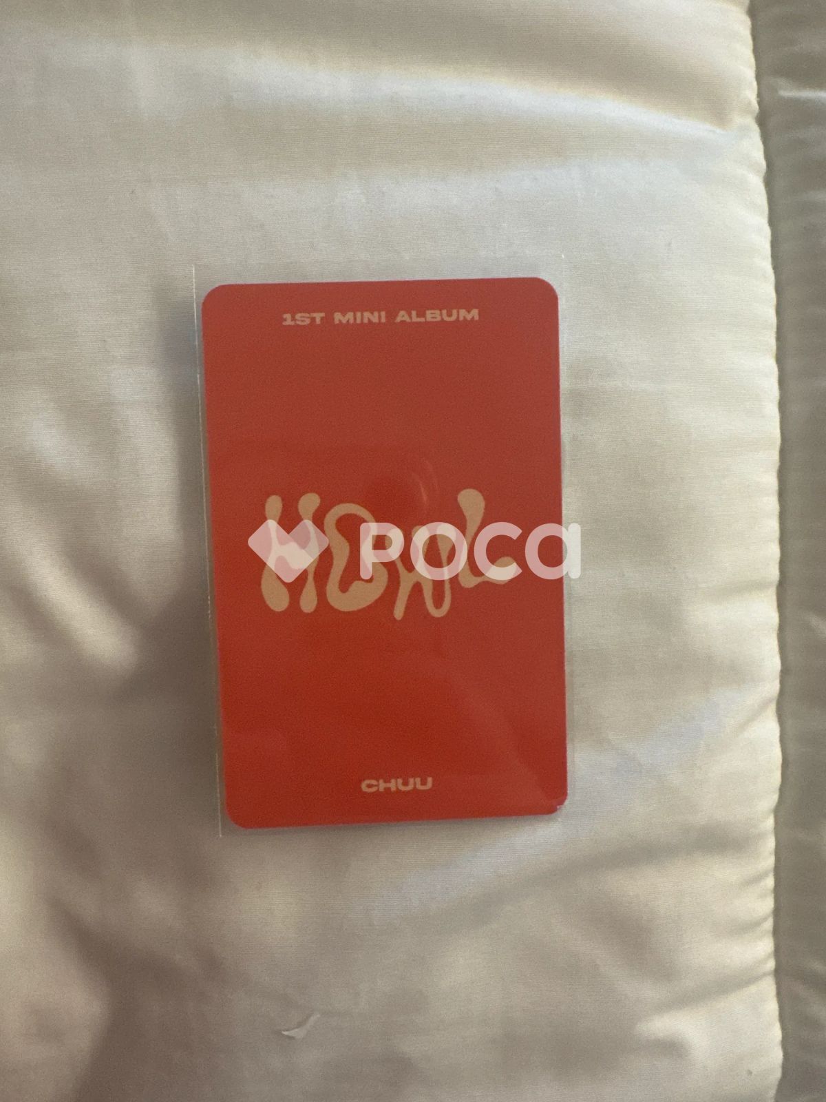 CHUU howl everline ② トレカ loona 今月の少女 チュウ 今月の少女（LOONA） チュウ、脱退後初めてコメントを発表「恥ずかしい