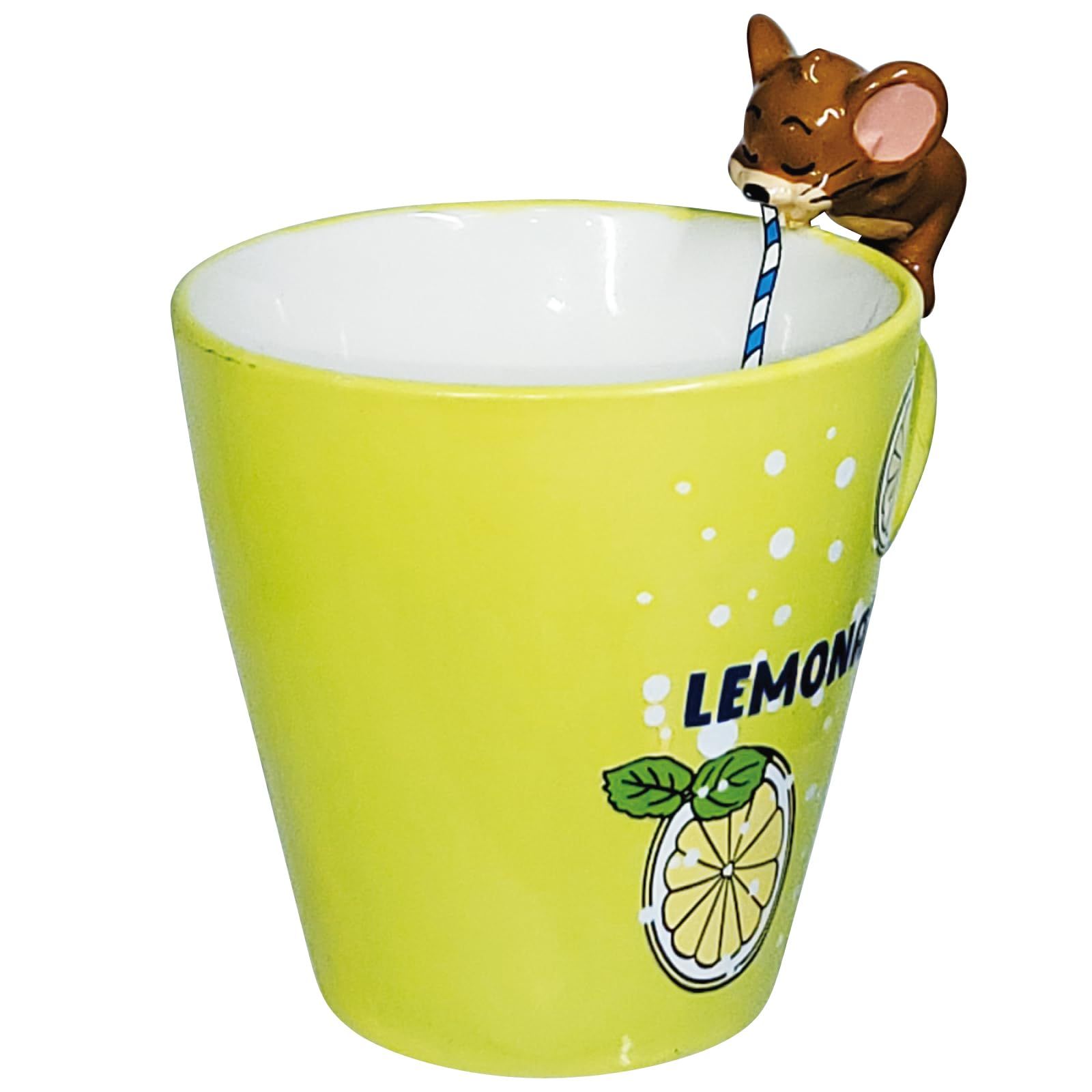 トムとジェリー 」 マグカップ レモネード ジェリー フィギュア付き 約