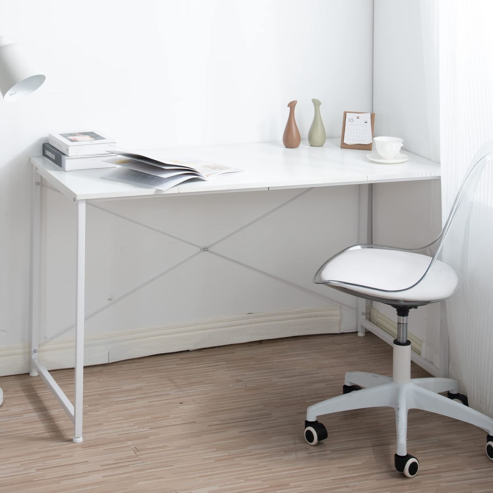 オーエスジェイ(OSJ) デスク パソコンデスク ホワイト 広い スペース