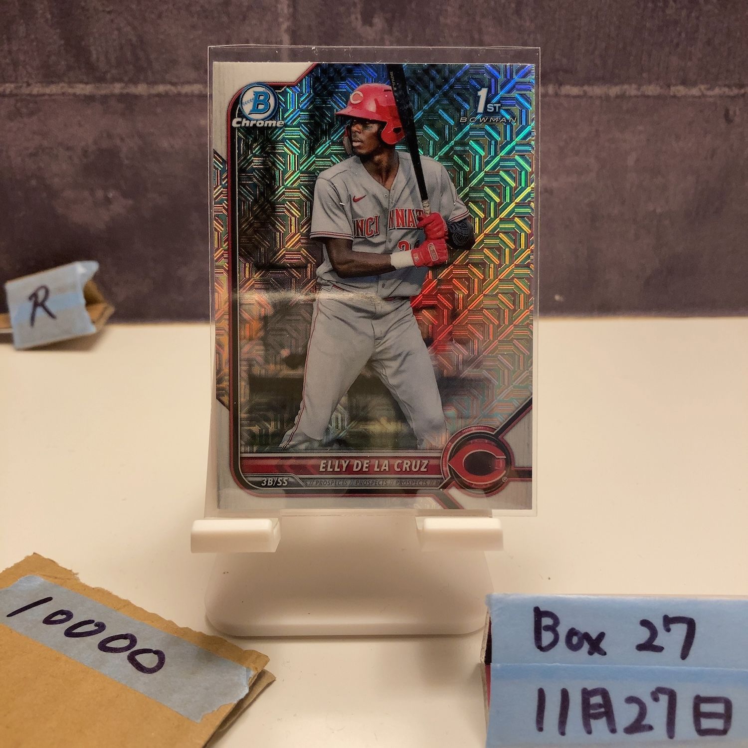2022 Topps Bowman Chrome Elly De La Cruz Cincinnati Reds Mojo