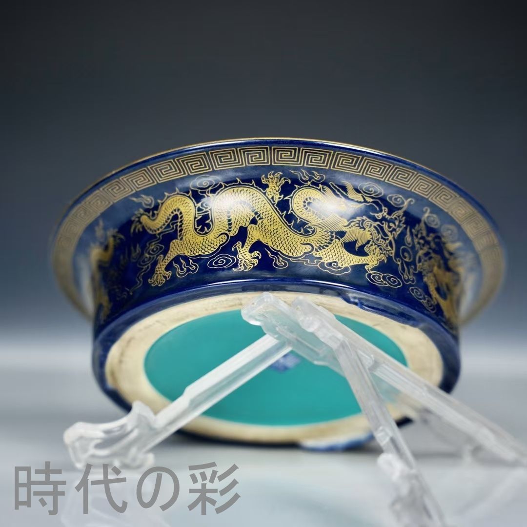 清乾隆年製款 七宝彩 嬰戯図 折沿水洗』中国古美術 唐物 骨董品 工芸