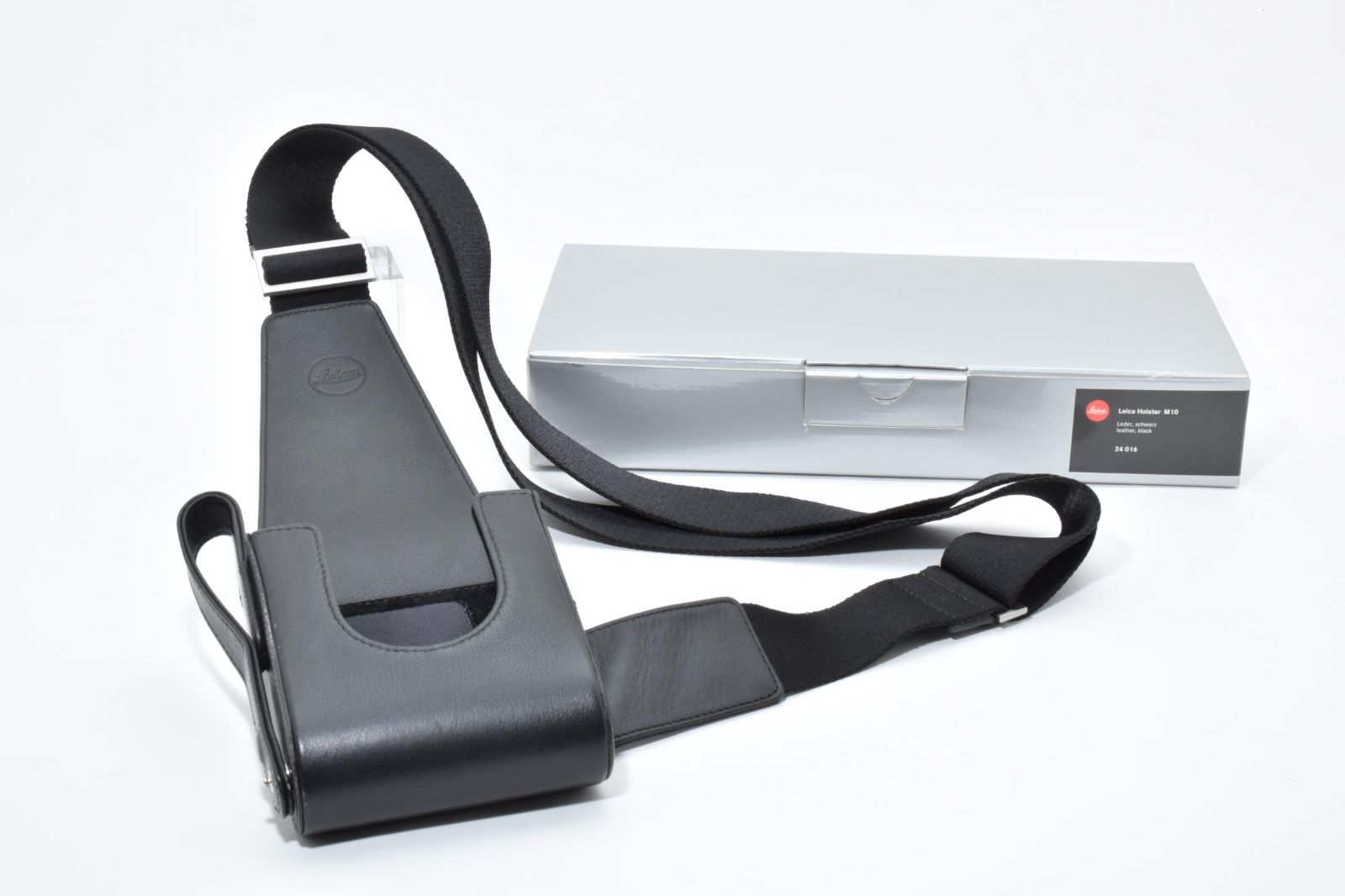 ☆美品☆ライカ Leica レザーホルスター M10用 ブラック 24016☆ LL188 