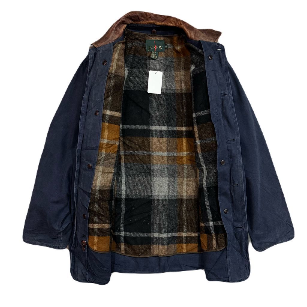 Sさま専用___90s J.Crewハンティングジャケット巨人タグ裏ネルチェック 90s J.Crew ジェイクルー ハンティングジャケット ライナー付き 裏地