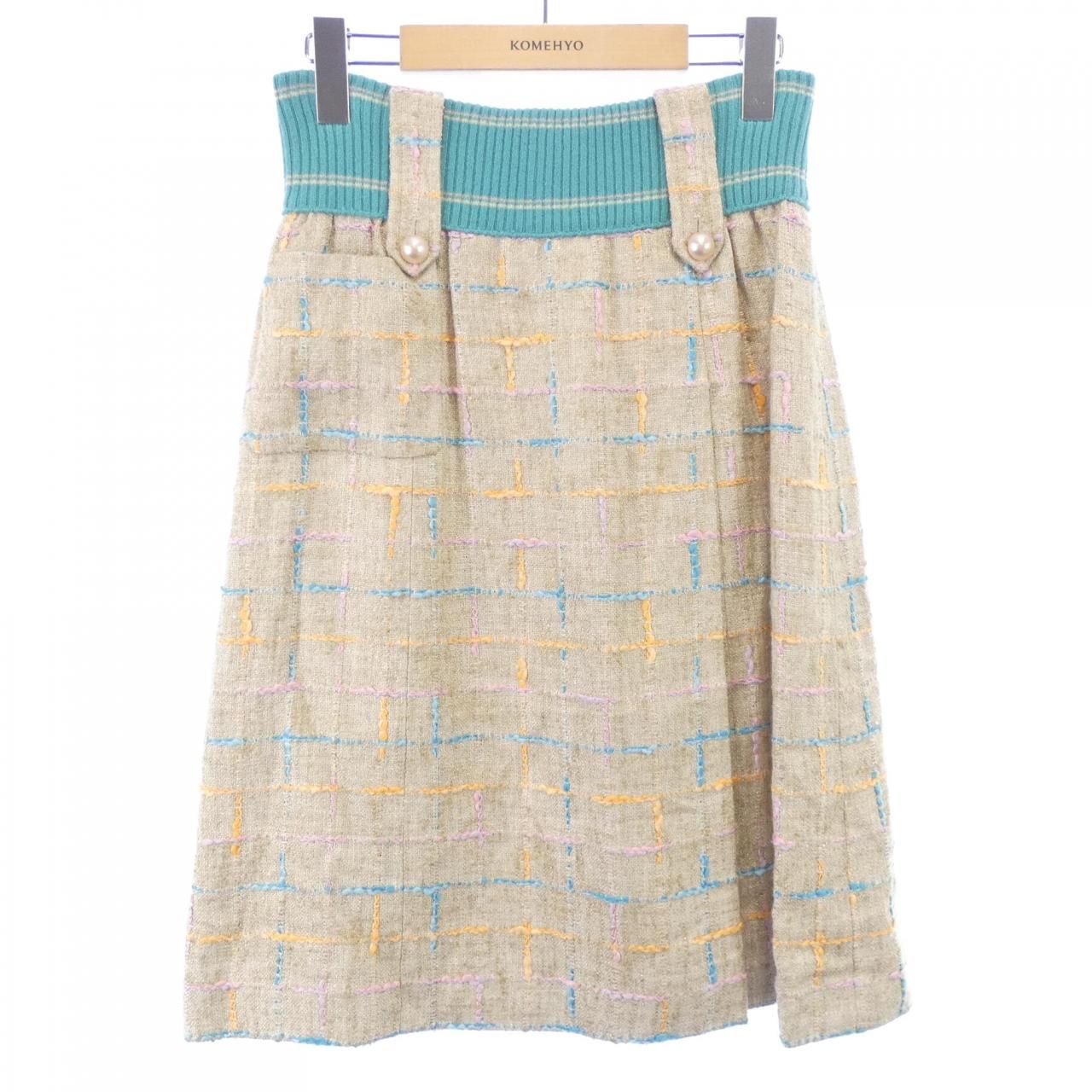 ヴィンテージ】シャネル CHANEL P17770W02771 01P. スカート - メルカリ 