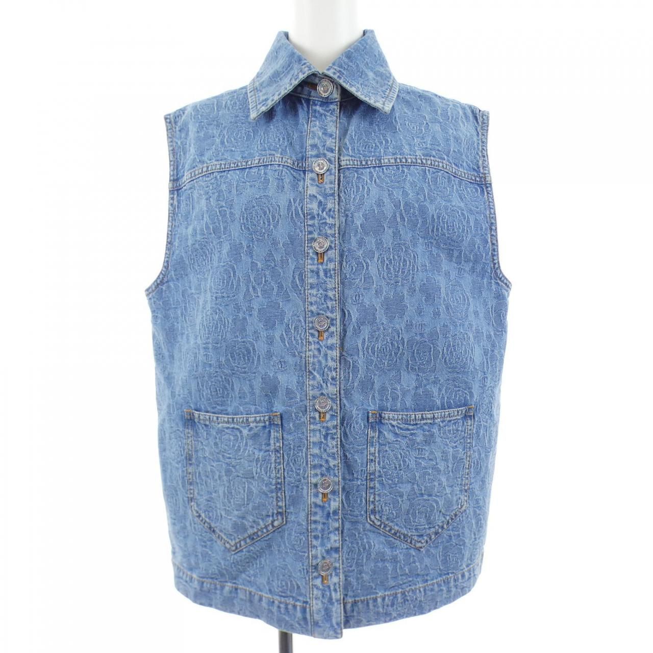 a*n様 シャネル　ネイビージレ　ベスト a*n様 シャネル ネイビージレ ベスト ☆上品なデザイン☆ シャネル