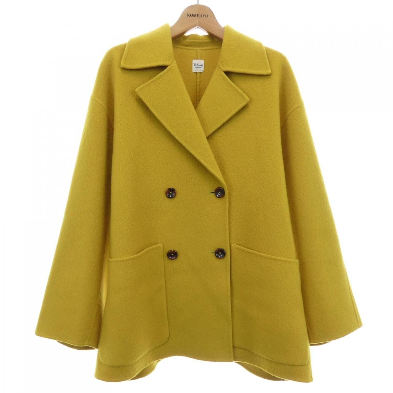 Ron Herman ロンハーマン オーバーカラー コート イエロー Sサイズ Ron Herman ロンハーマン オーバーカラー コート イエロー Sサイズ Ron