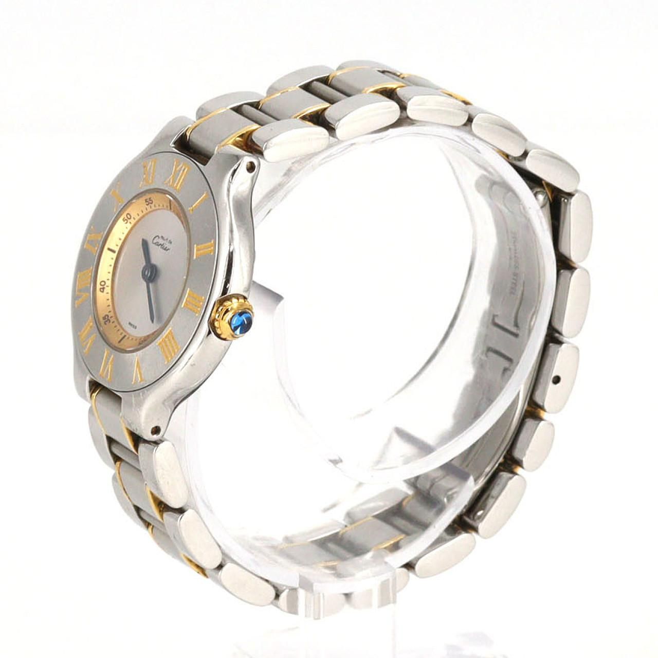 ノーメンテナンス特価】カルティエ マスト21SM コンビ W10073R6 SSxYG