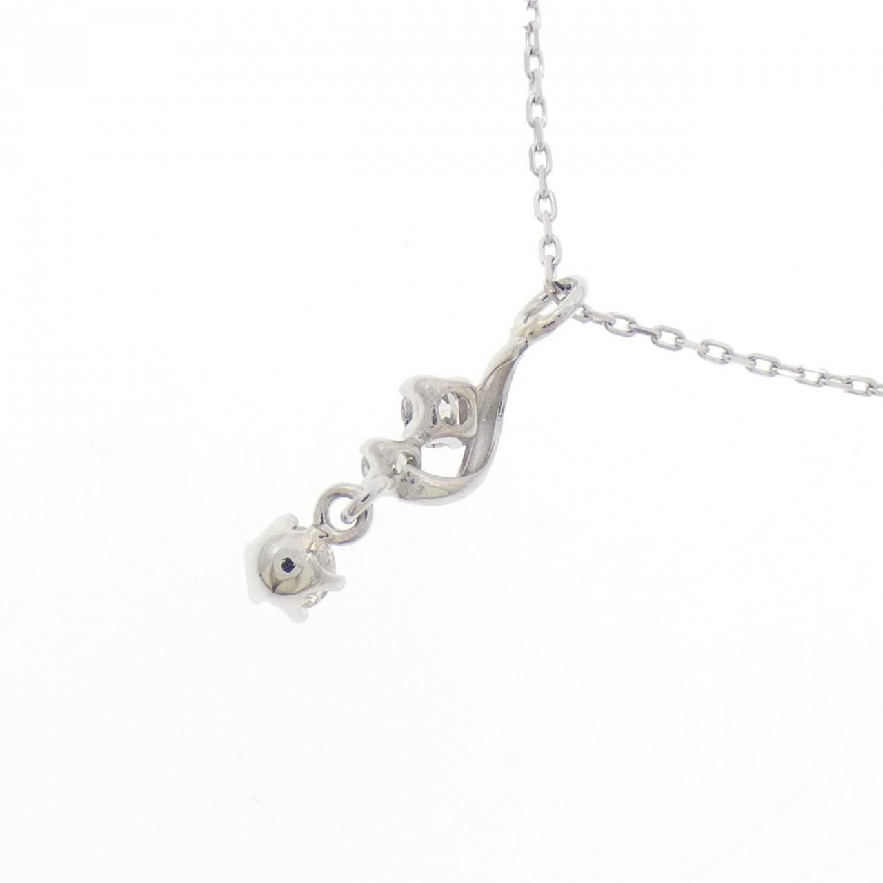 PT900/PT850 ダイヤモンド ネックレス 0.09CT - メルカリ