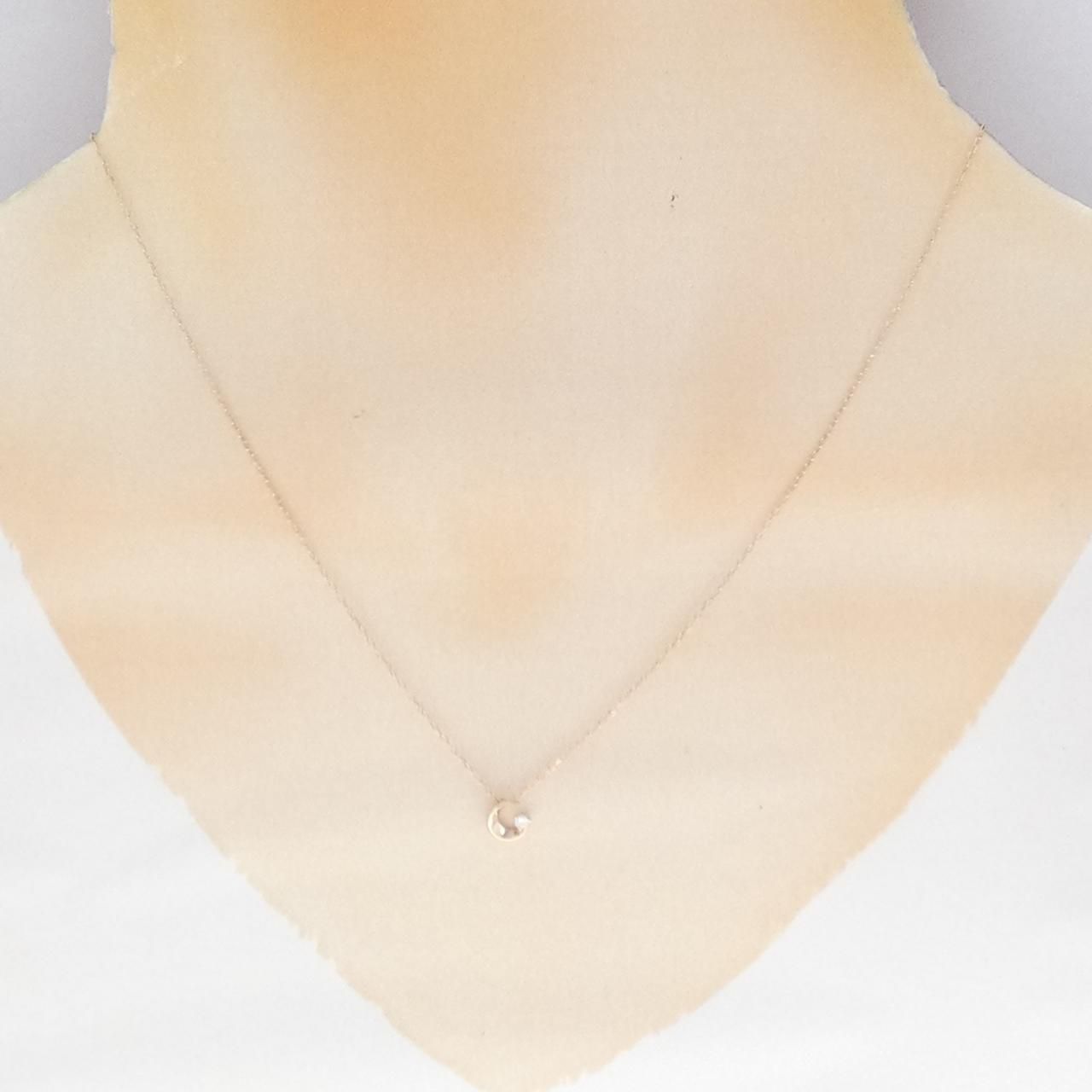 K10PG ムーン ダイヤモンド ネックレス - メルカリ