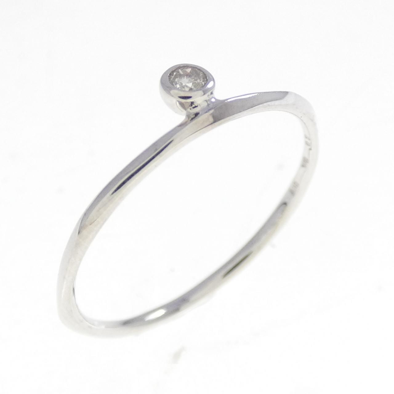 K10WG ダイヤモンド リング 0.02CT - メルカリ