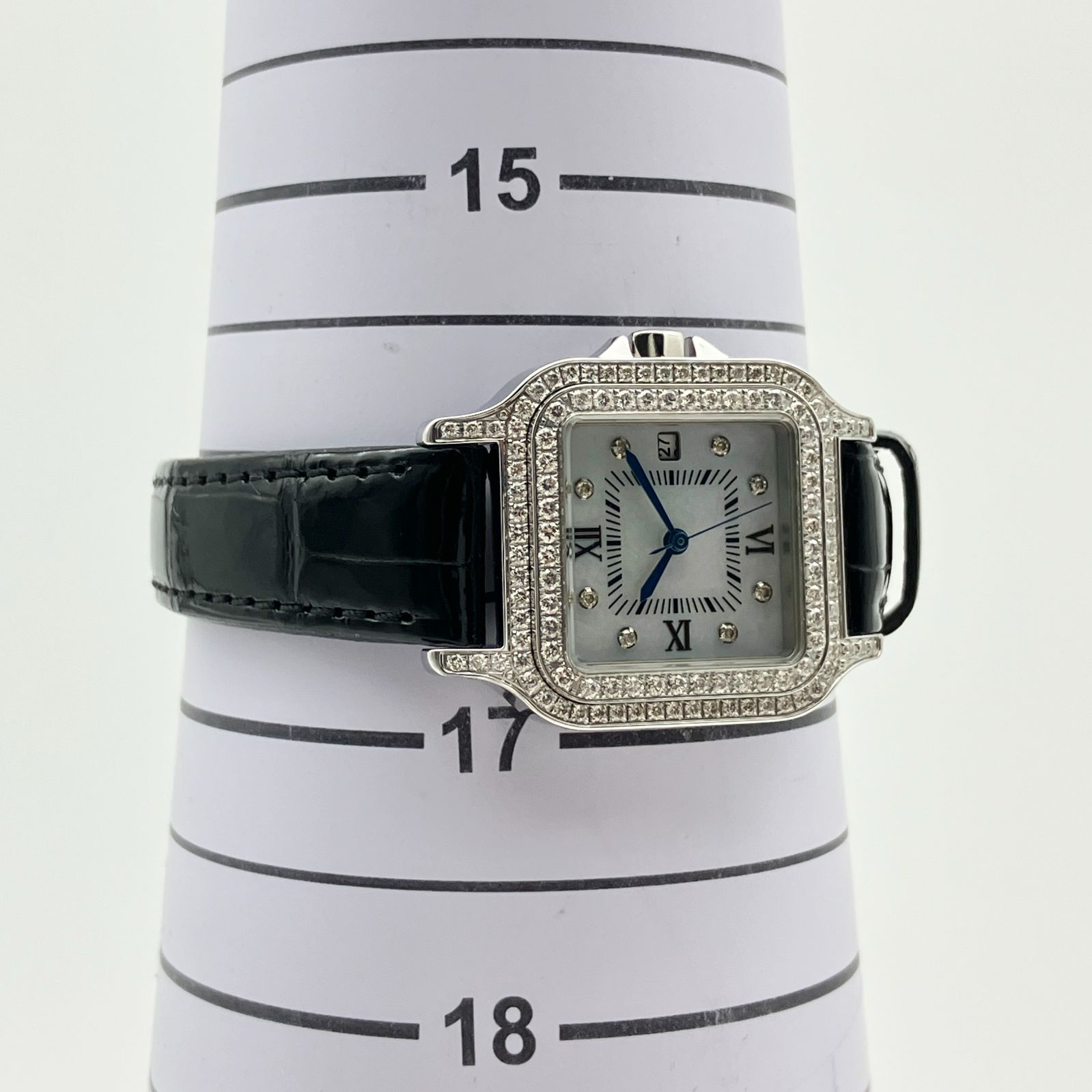 新品】ルナージュ Lunage 1.00ct ダイヤ シェル文字盤 AD-036 腕時計