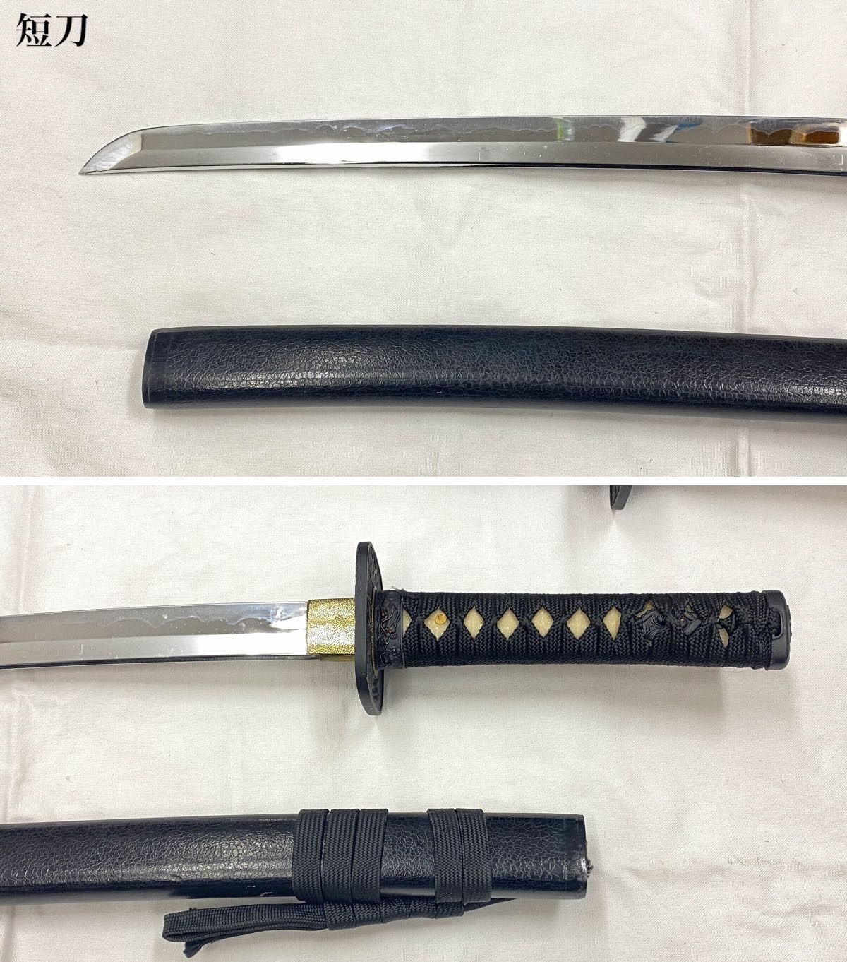 ZK264】模造刀 2本セット 長刀 短刀 打刀 脇差 日本刀 刀剣 伝統工芸