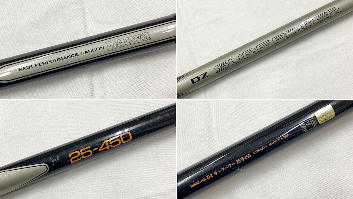 ZK274】ダイワ 釣竿 Dz サーフパワー 25号450 DAIWA ロッド 投げ竿
