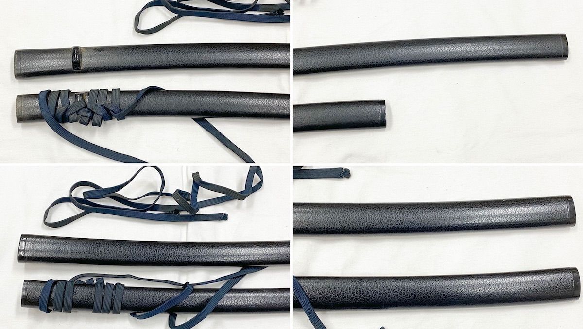 ZK276】模造刀 2本セット 長刀 短刀 打刀 脇差 日本刀 刀剣 伝統工芸