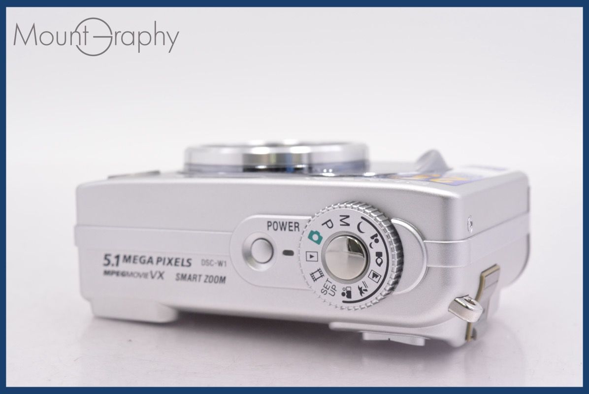ソニー SONY Cyber-shot DSC-W1 3x 単三電池仕様 元箱、取扱説明書付属