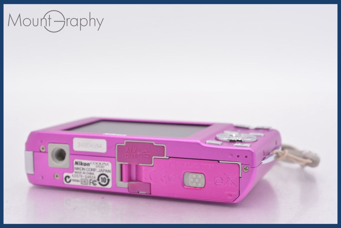 ニコン Nikon COOLPIX S520 3x 元箱、バッテリー、充電器、取扱説明書