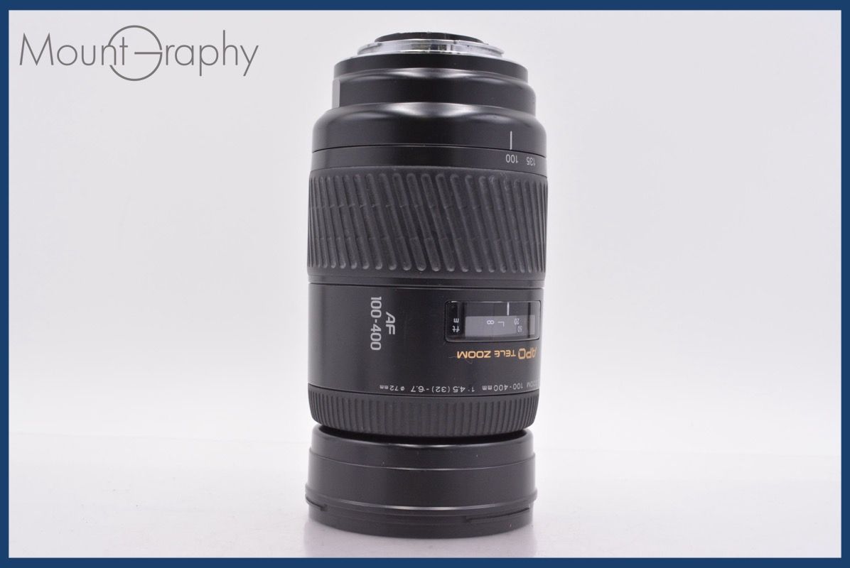 動作保証】 ミノルタ MINOLTA AF APO TELE ZOOM 100-400mm F4.5-6.7