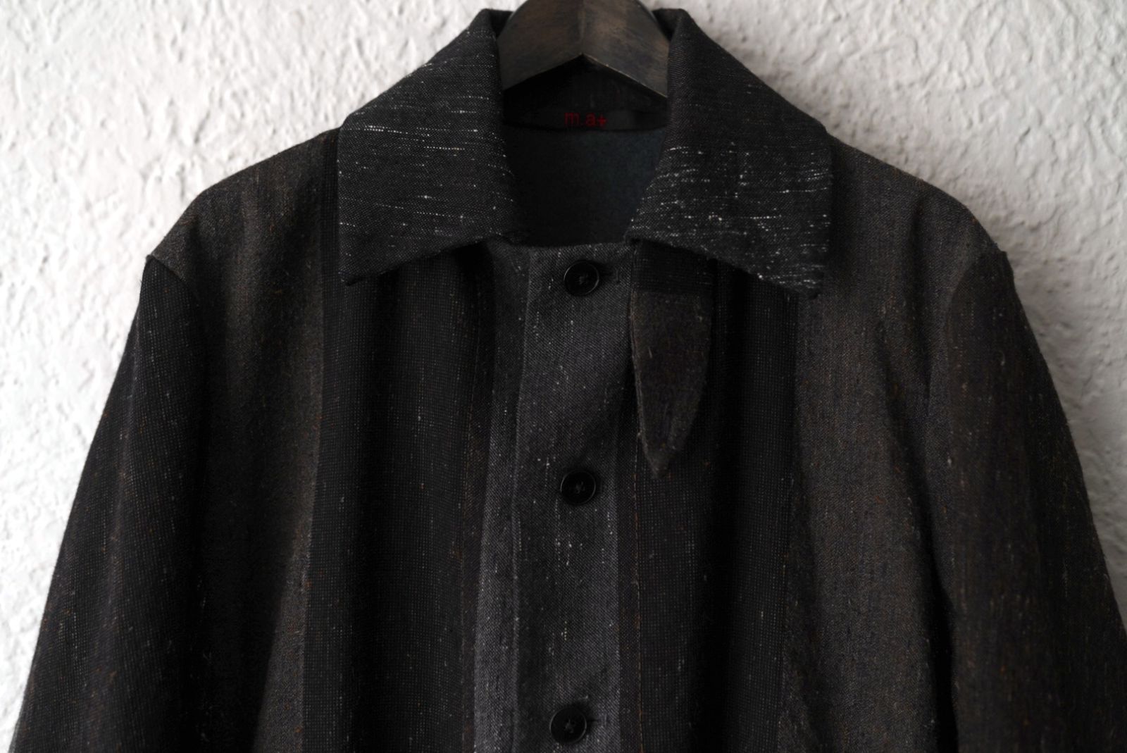 20AW C310 WVSH HIGH COLLAR WIDE COAT ウールワイドコート / m.a+( 