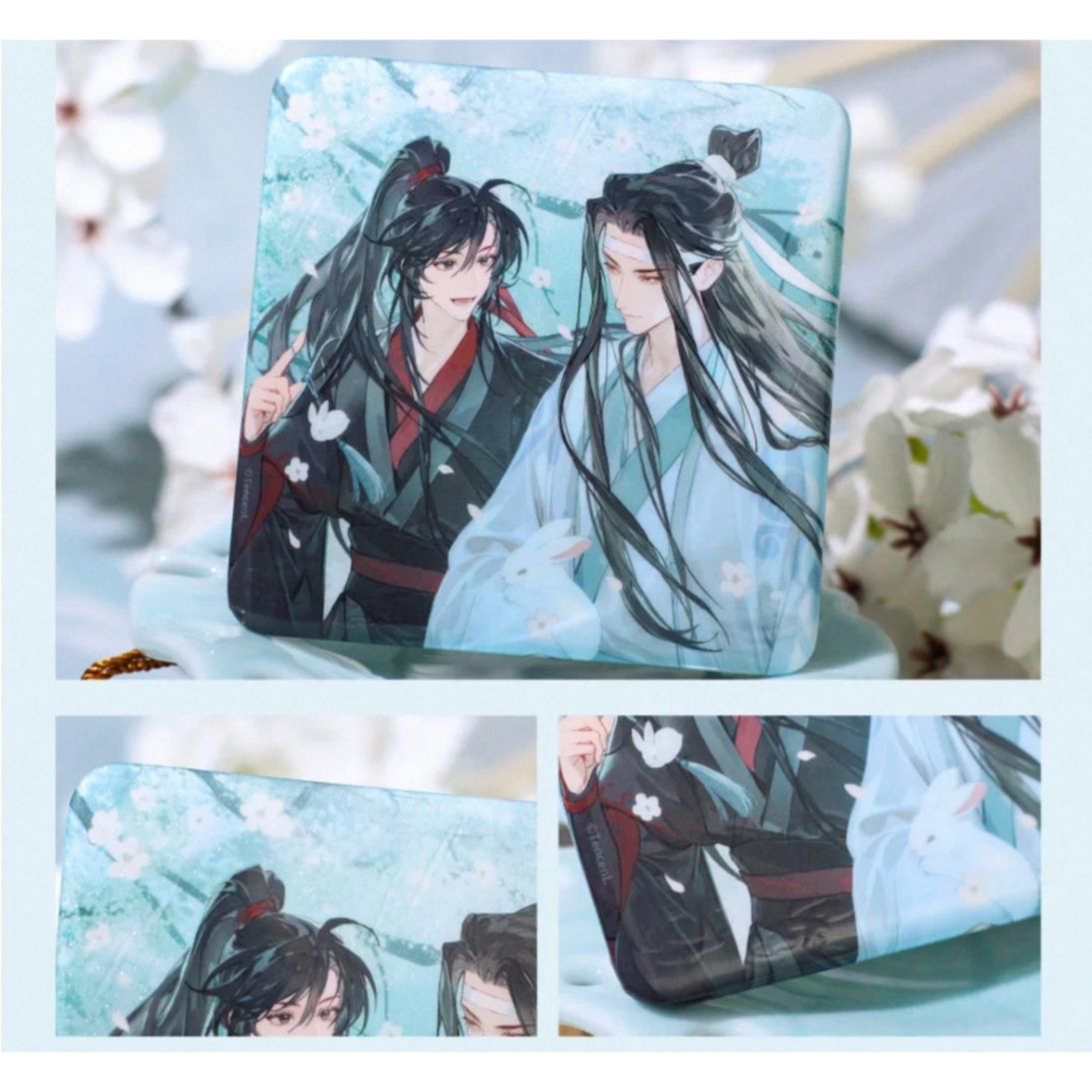 人気・公式】魔道祖師 缶バッジ スクエア型 - メルカリ