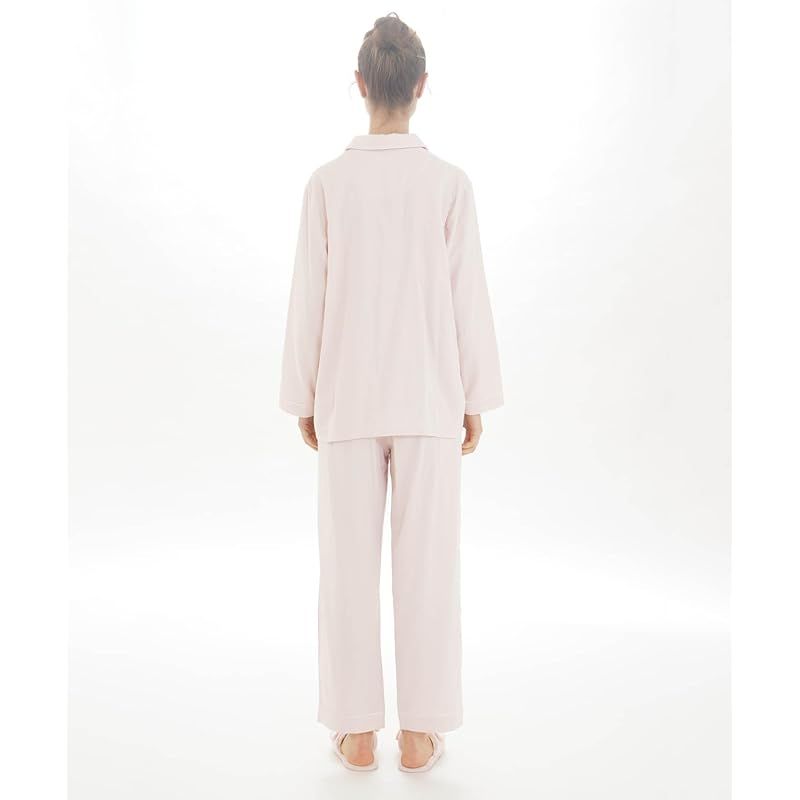 ナルエー] パジャマセット コットンサテンダブルガーゼパジャマ