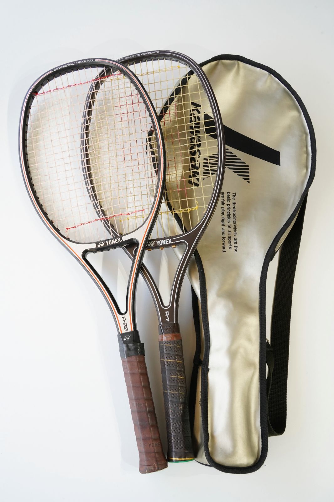 YONEX REXKING 22 / R-7 90s 硬式テニスラケット 2本セット｜KAWASAKI