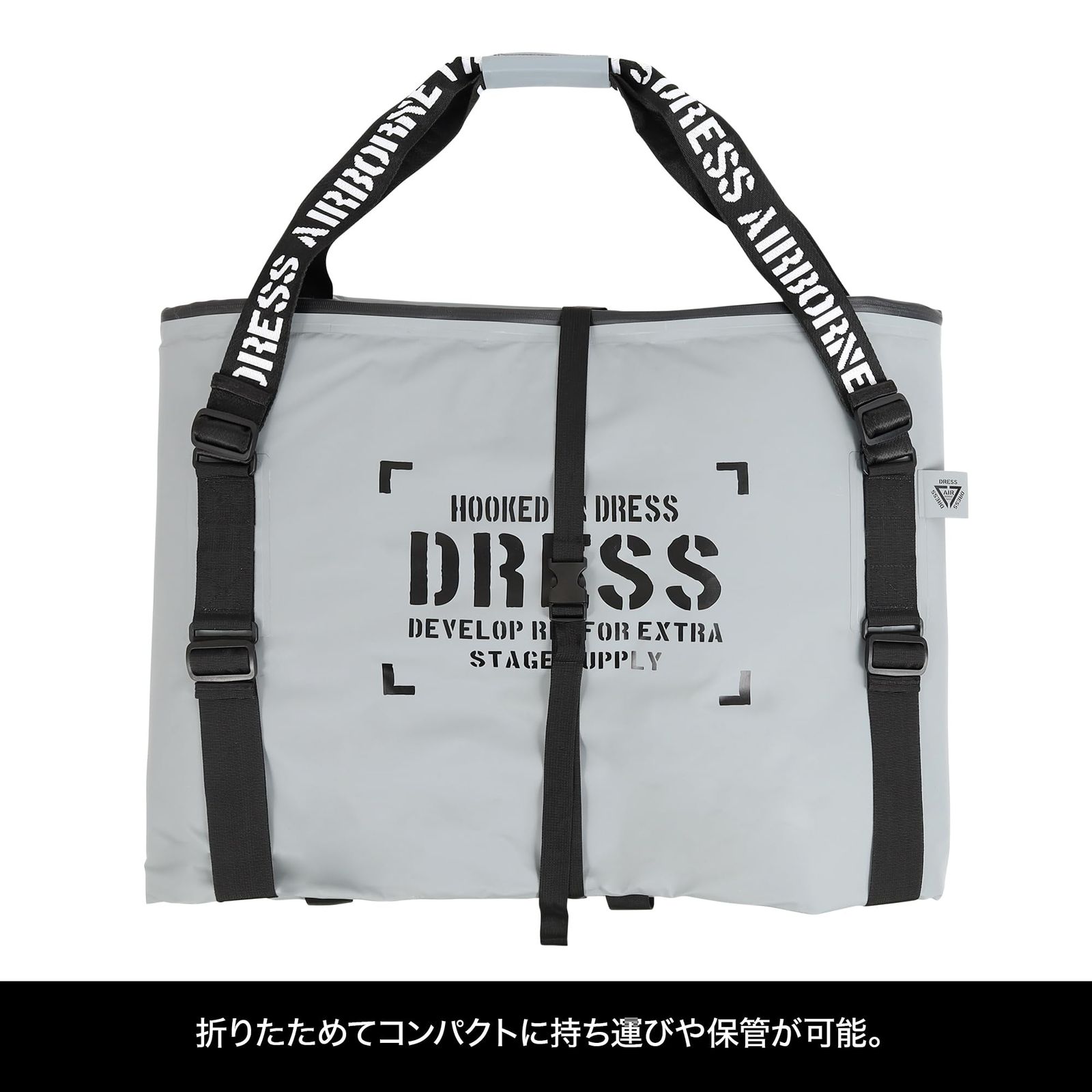  マグロ バッグ 150~200㎝ グレー 大容量 保冷バッグ 釣り 防水 クーラーボックス 魚 持ち運び 折り畳み 頑丈 丈夫 船釣り その他 釣り仕掛け 仕掛け用品