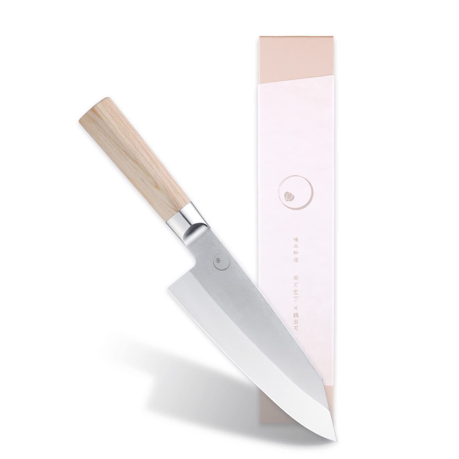 貝印 KAI 両刃 包丁 片鎬 出刃包丁 和包丁 一凛 共同開発 橋本幹造 シルバー 日本製 AB 5513