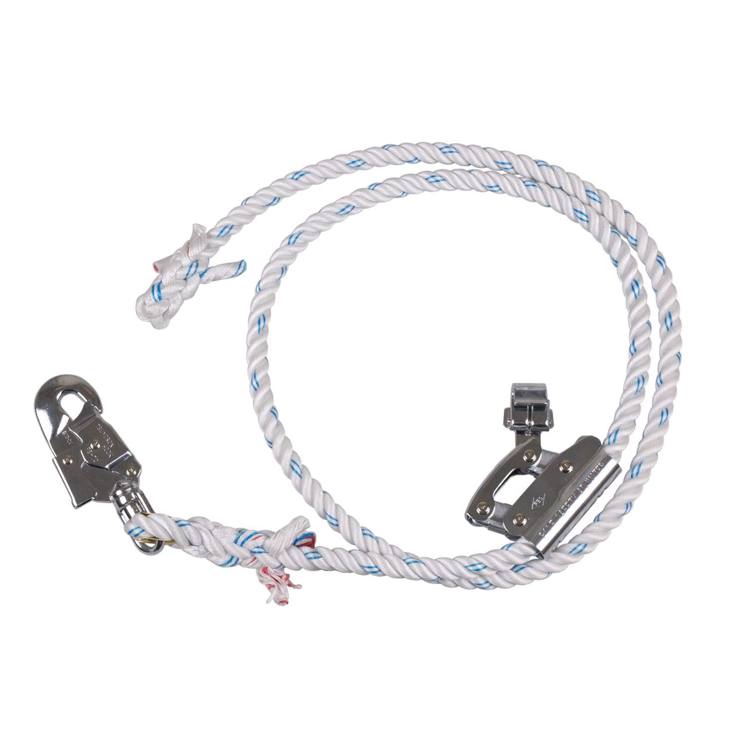 藤井電工 新規格 柱上作業用 柱上安全帯用ロープ D種 ロープ長さ 2100 mm WP-63 D-527 ワークポジショニング用器具 日本製 安全帯 ツヨロン TSUYORON