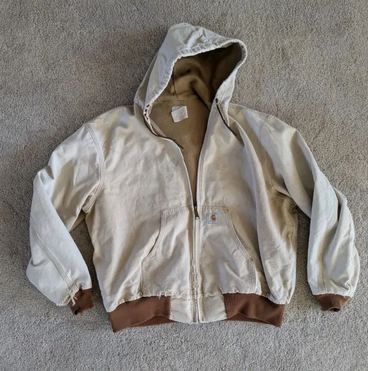 ヴィンテージ Carhartt カーハート アクティブジャケット ベージュ