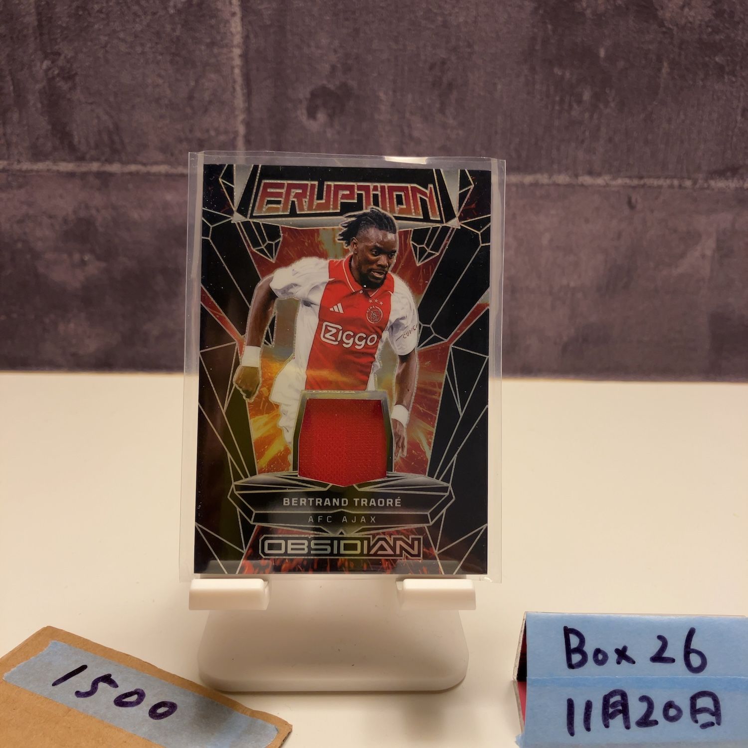 2025 Panini Obsidian Bertrand Traore 013/125 AFC AJAX ジャージ