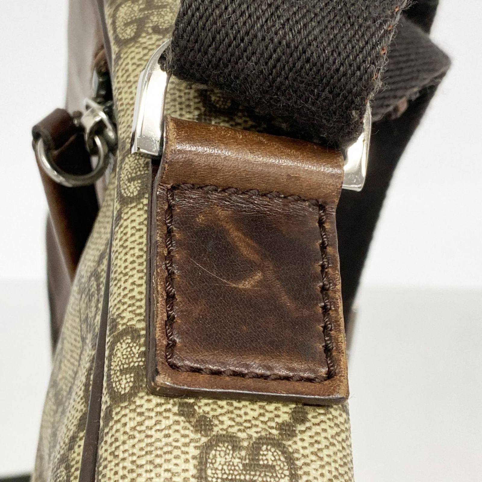 ✨美品✨ グッチ GGスプリーム ショルダーバッグ 101680 ブラウン GUCCI グッチ 101680 ショルダーバッグ GGスプリームキャンバス/PVC