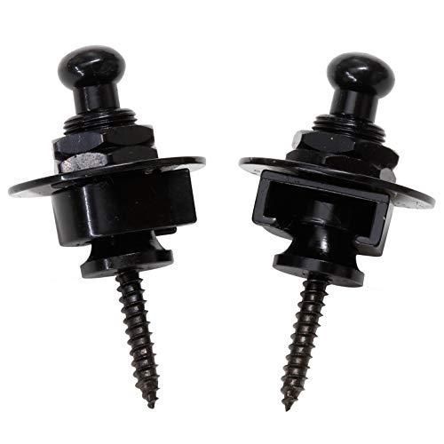 Parksons ロック式ストラップピン ギター ベース用 2個セット PSL-700B ブラック