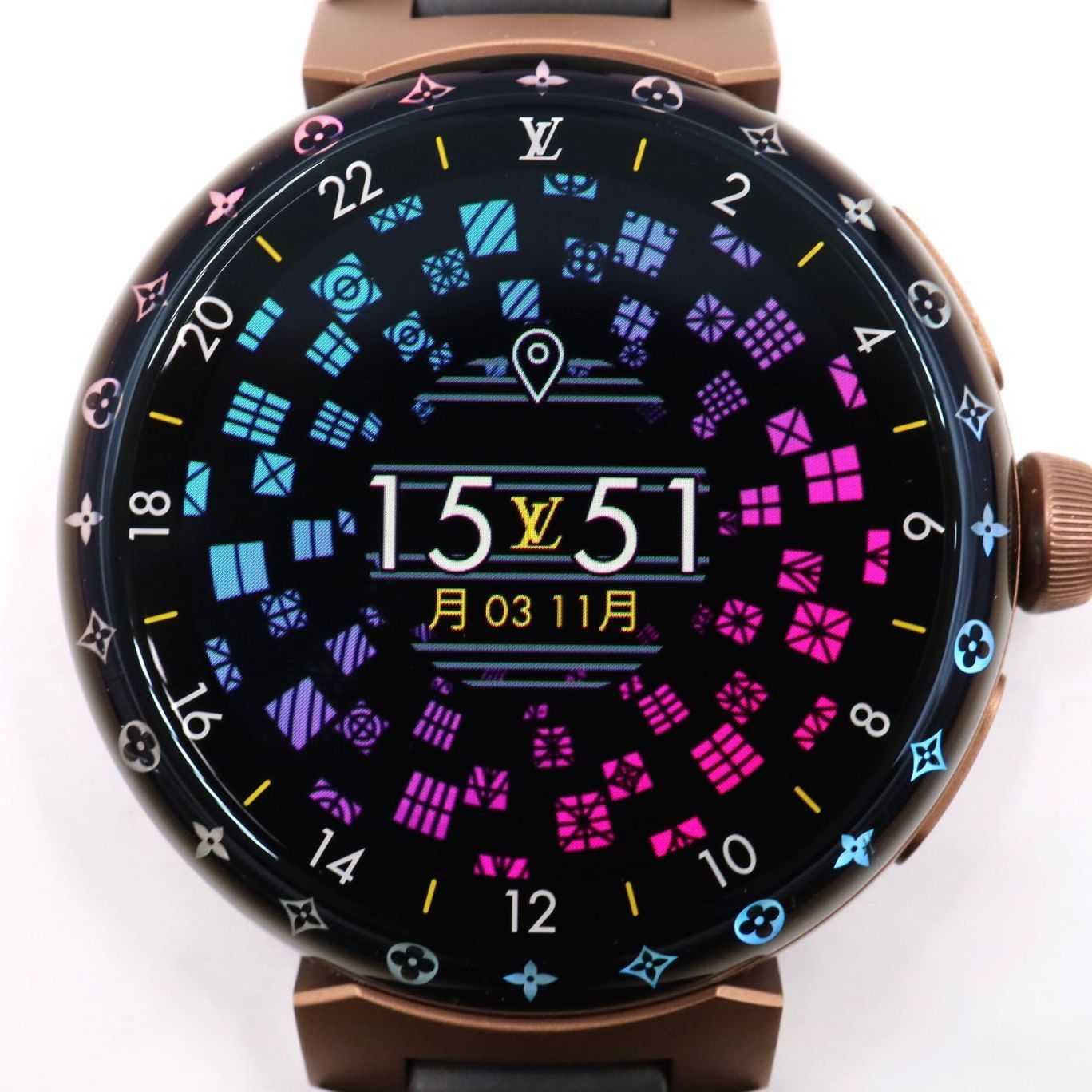 動作保証】A（未使用品に近い）ルイヴィトン タンブールホライゾンV3