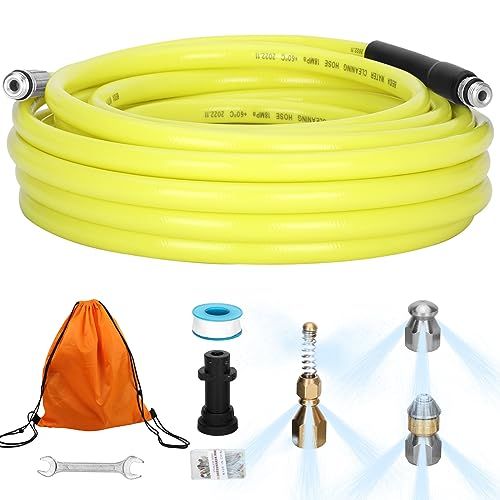 ankonケルヒャーパイプクリーニングホース 15m 3種類スプレーノズル