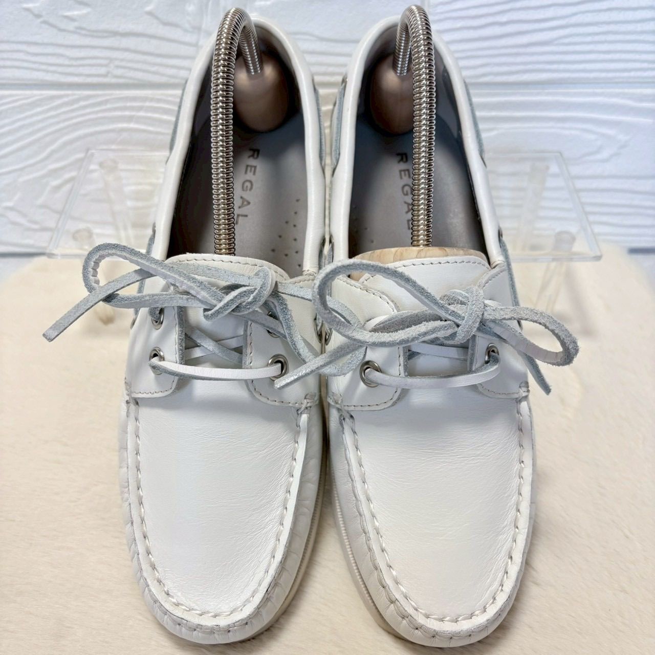 REGAL リーガル モカシンシューズ デッキシューズ 23.5cm ホワイト