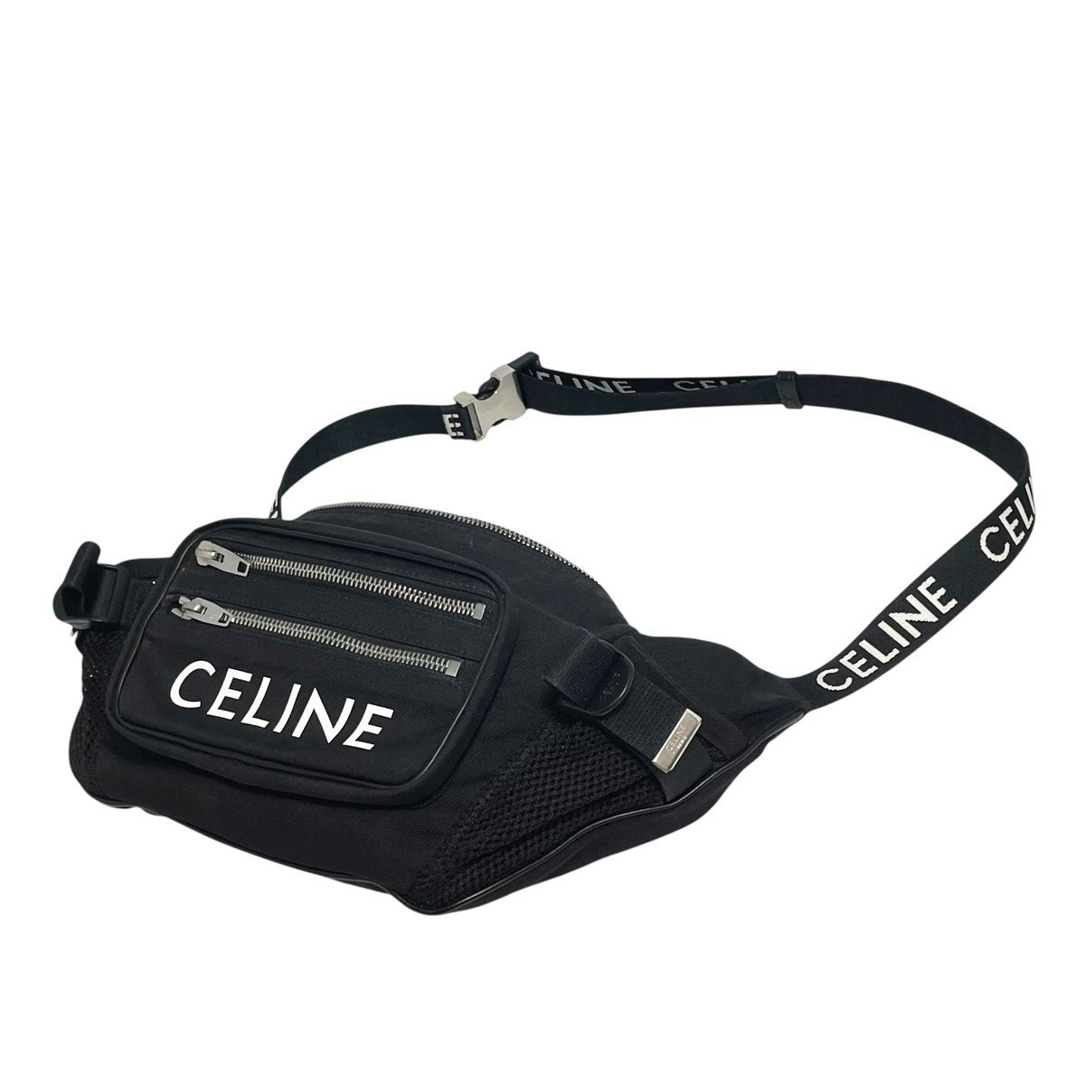 中古】 CELINE セリーヌ トレッキング ベルトバッグ 198682DMT.38SI