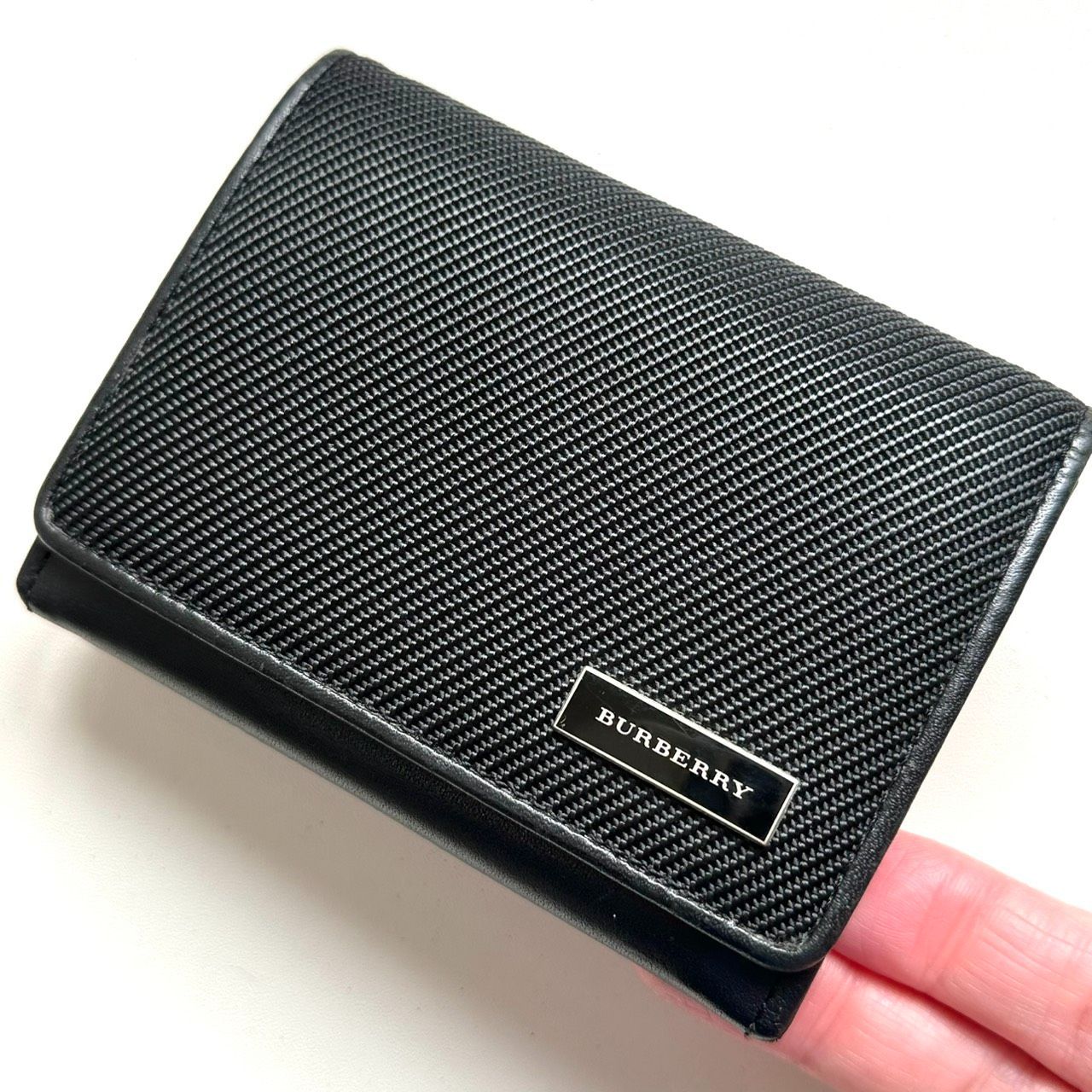 バーバリー BURBERRY 名刺入れ カードケース ノバチェック ブラック