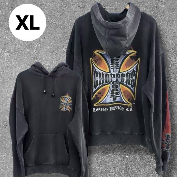 『ウエストコーストチョッパーズ』ジップアップパーカー 古着 ヴィンテージ ヴィンテージ ウエスト コースト チョッパーズ ZIP UP HOODIE