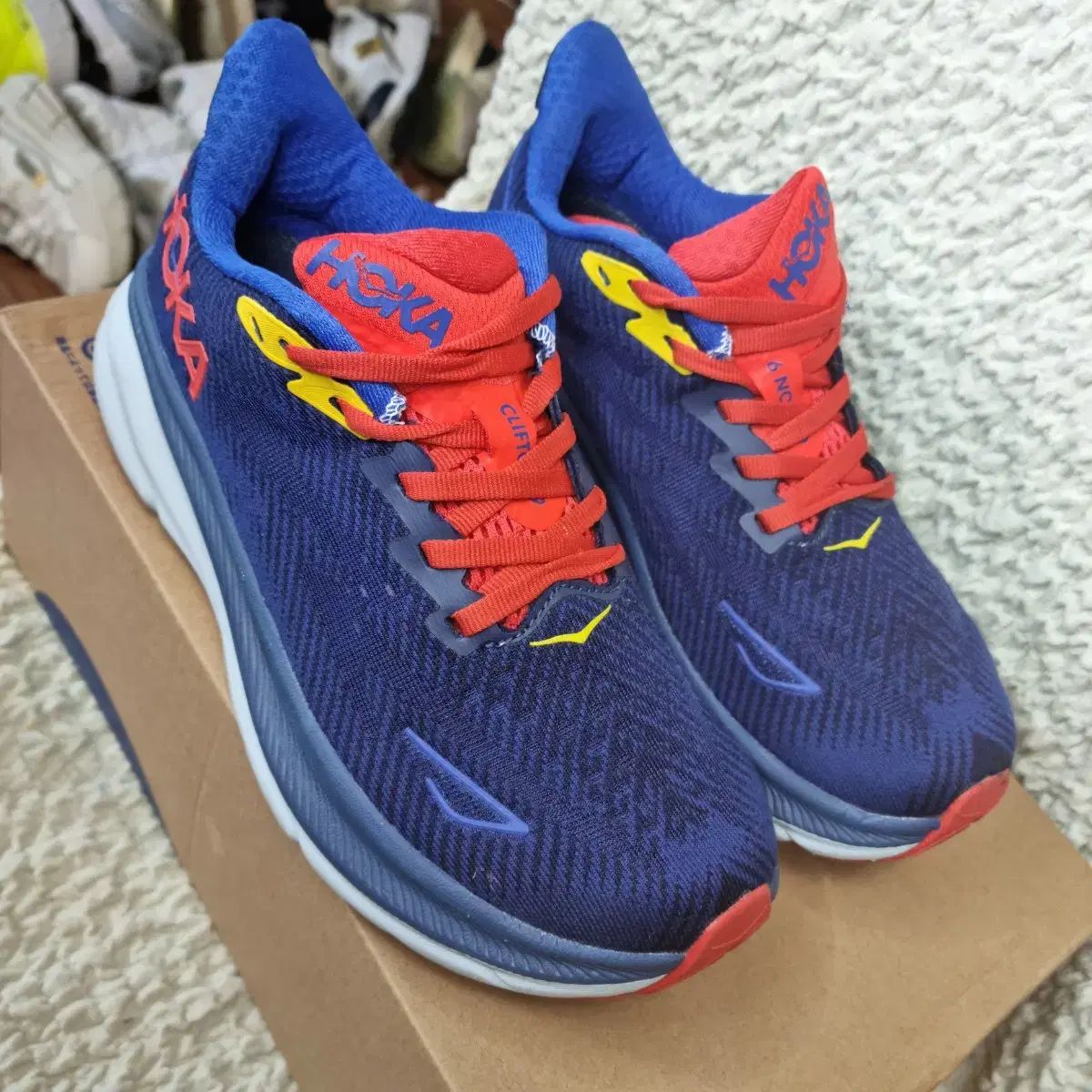 HOKA ONE ホカオネオネ スニーカー ネイビー|レッド 230