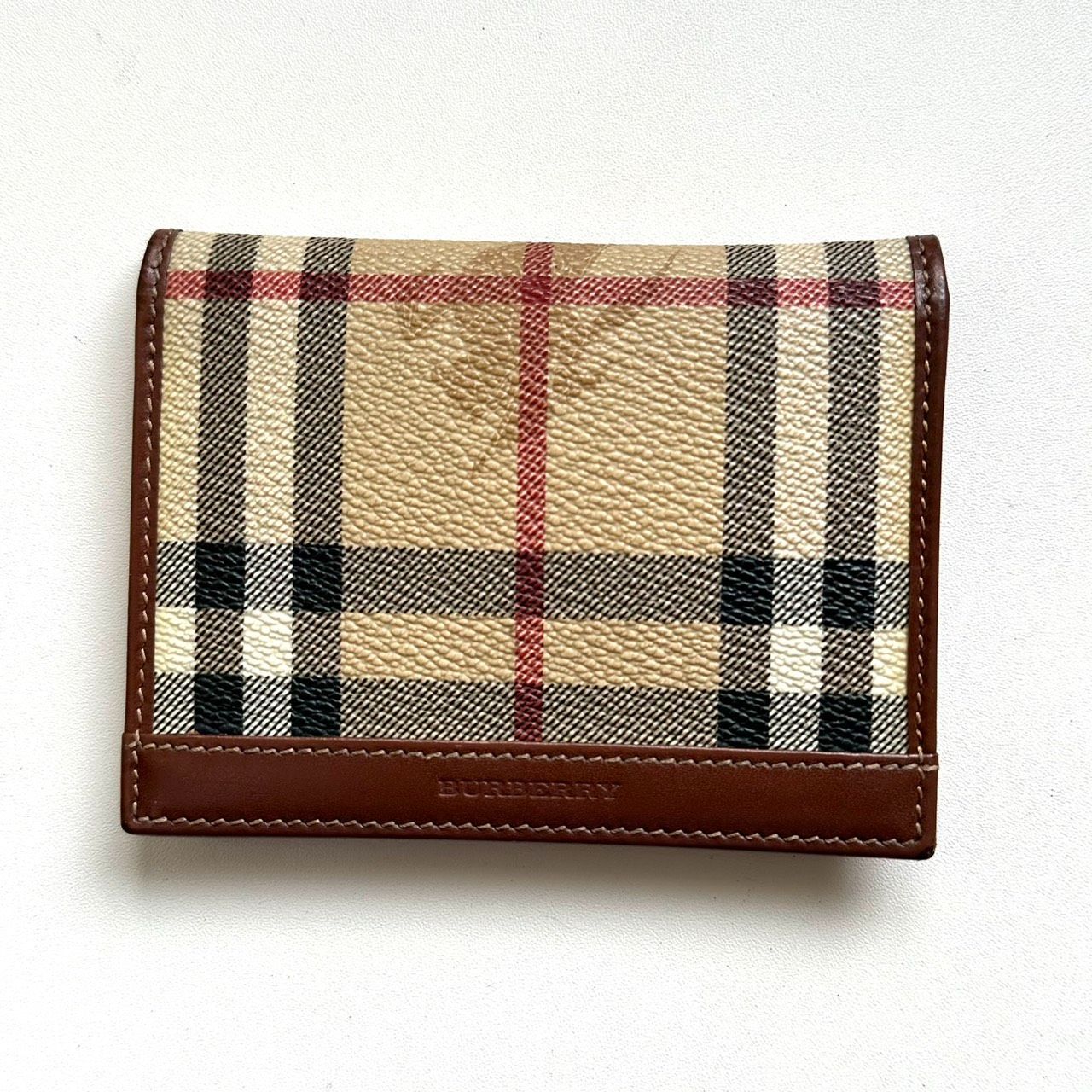 バーバリー BURBERRY パスケース カードケース ノバチェック シャドー