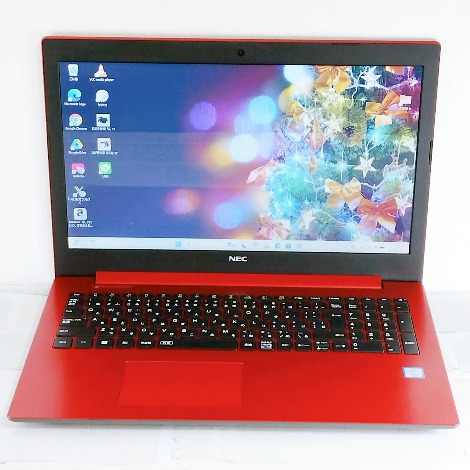 綺麗なレッド！たっぷり1TB Windows11 第7世代 i3 NEC Lavie ノート